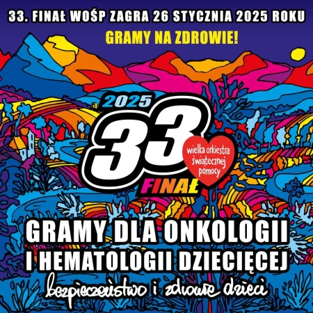 Zagramy w 33. Finale Wielkiej Orkiestry Świątecznej Pomocy