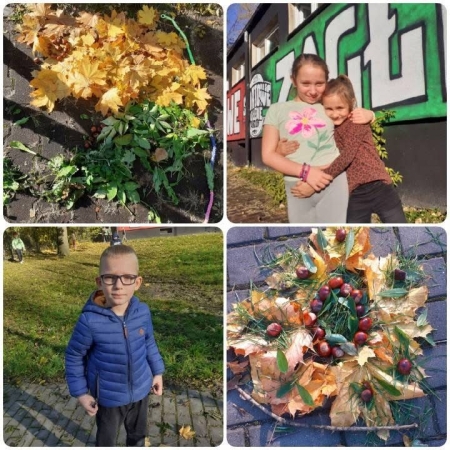 PLENEROWE KOMPOZYCJE JESIENNE W KL. 2C