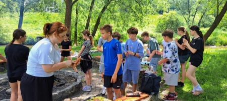 Piknik integracyjny klasy 6a