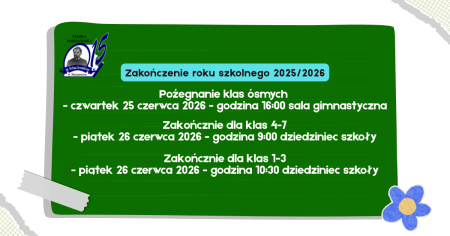 Zakończenie Roku Szkolnego 2025/2026
