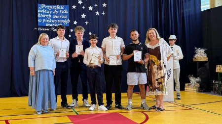 Uroczyste zakończenie roku szkolnego klas ósmych