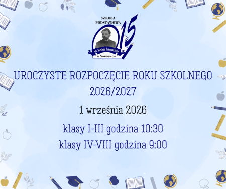 Rozpoczęcie roku szkolnego 2026/2027