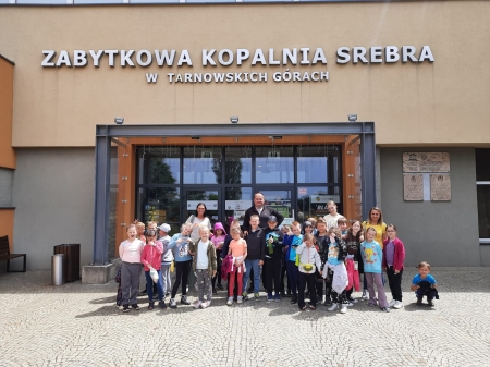 Klasa 1A w Muzeum Chleba w Radzionkowie i Kopalni Srebra w Tarnowskich Górach.